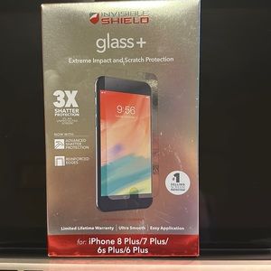 Zagg invisible shield NIB for iPhone 8 Plus/7plus/6s plus/6plus